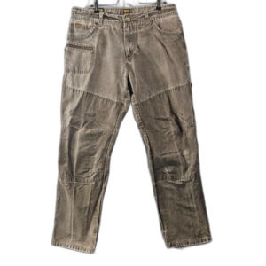 KUHL REBEL 36X32 Coated Cotton Cargo Double Knee Pants Rugged Hunting